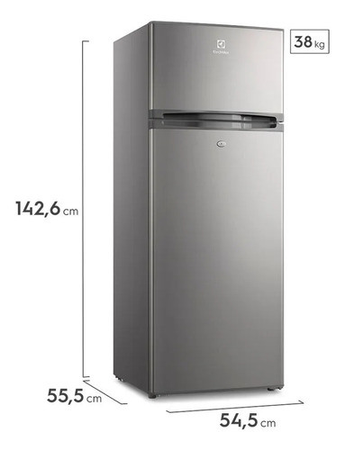 Refrigeradora Electrolux Erty20g2hvg 205l