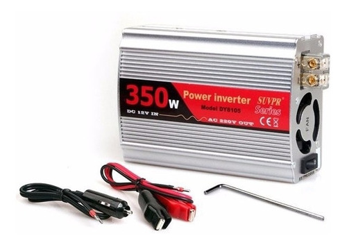 Inversor Para Batería Auto Camping 12v 220v 350w Conversor