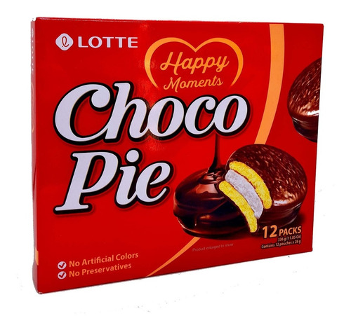 Galletitas Cubiertas De Chocolate Choco Pie 336 Gr.