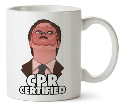 Taza The Office Dwight Schrute Mascara Clarice Cpr Certified