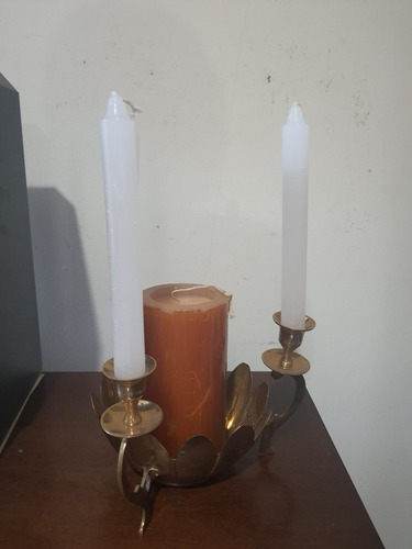 Candelabro Para Centro De Mesa O Chimenea Para Velas Y Cirio