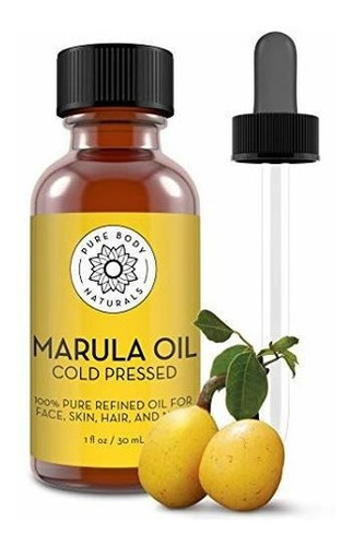 Aceite Facial De Marula De Pure Body Naturals, 1 Onza Liquid