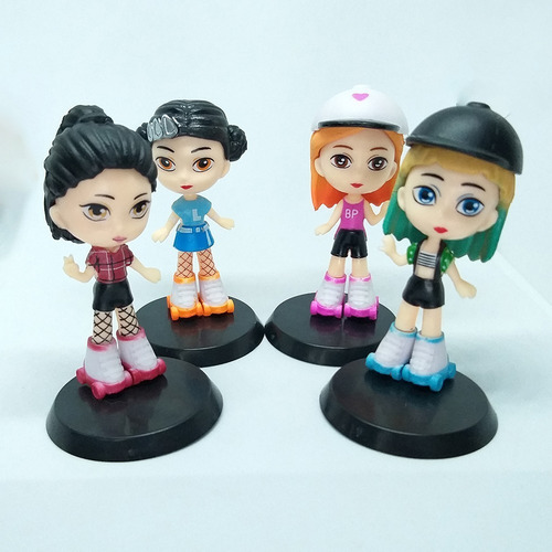 Set 8 Figuras Miembros Black Pink Kpop K-pop Grupo Colección