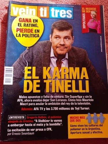 Revista Veintitres Tinelli Xipolitakis 21 7 2016 N941