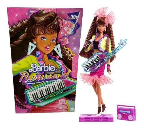 Muñeca Barbie Rewind Disco Retro 80s Noche Fiesta Original