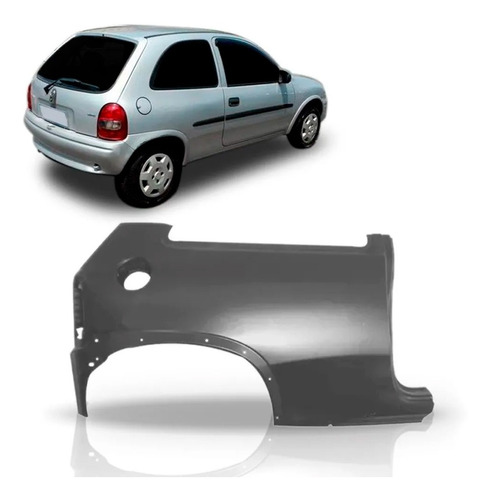 Lateral Traseira Corsa 2000 01 02 2003 2 Portas Com Garantia