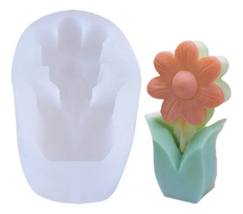 Molde Silicón Flor De 7 Pétalos, Vela, Jabón, Fondant