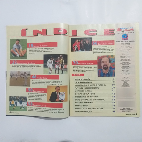 Revista Show De Bola N 8 Ronaldinho Futebol S7c (Usado)