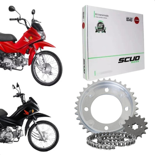 Kit Relação S/retentor Honda Pop 110cc 2020 2021 2022 Scud