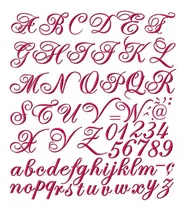 Comprar Alfabeto Letras Cursiva Matrizes Para Bordados Cod06