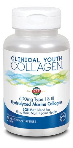 Kal 600 Mg Colgeno Clnico Juvenil Tipo I & Iii, 60 Unidades