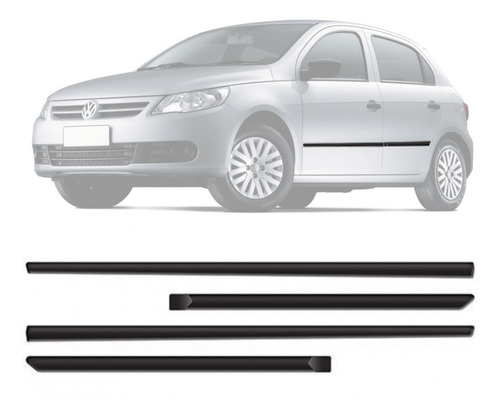 Imagen 1 de 2 de Juego Molduras Vw Gol G5 / 2008
