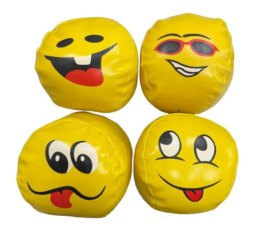 Pack X4 Pelota Espuma Emoji Pelota Multifuncional Emoji