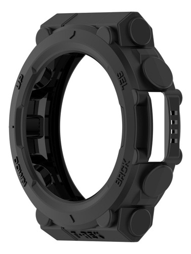 Funda De Reloj Tpu Negra Para Amazfit T-rex 2