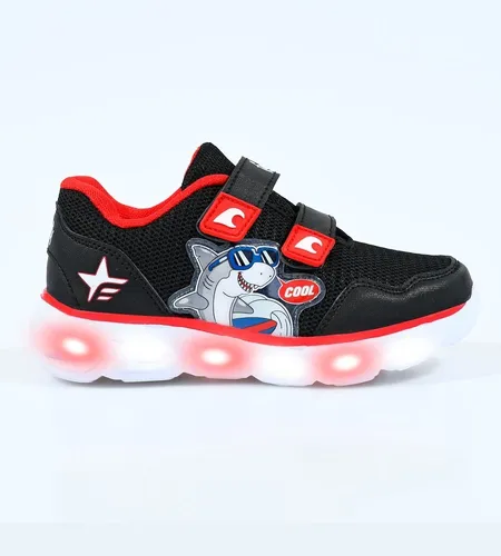 Zapatillas Nene Led Tiburon Abrojo Niños