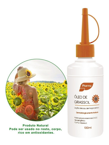 Óleo De Girasol Uso Corporal E Rosto Spray 100ml Pharma