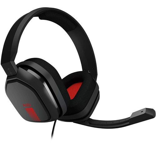 Audífonos gamer Astro A10 gris y rojo