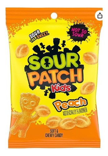 Sour Patch Kids, Gomitas Sabor Durazno 228gr