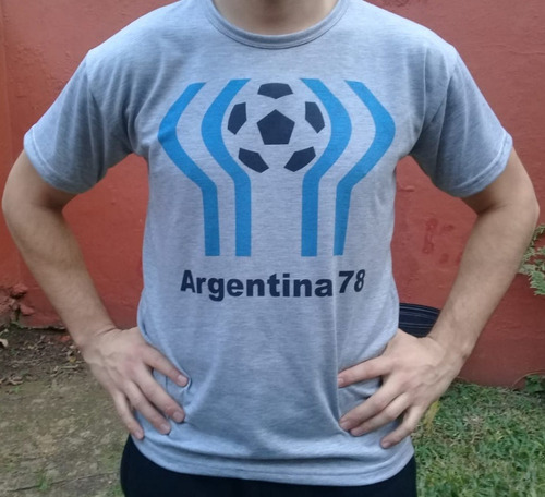 Remera Mundiales - Argentina 1978 - Gaucho Kempes Mundial 78