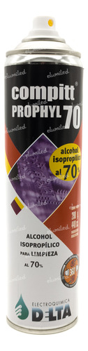 5 Compitt Prophyl Al 70% Aerosol Alcohol Isopropilico 440cc