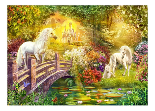 Rompecabezas Wuundentoy Jardines De Los Unicornios 300 Pzas