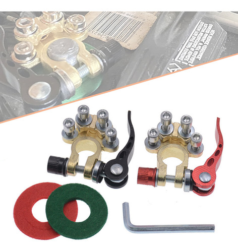 Conector Terminal De Bateria Com Engate Rápido Polo Trava