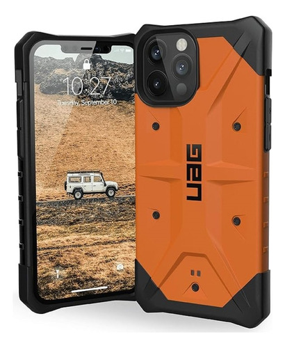 Funda Case Para iPhone 12 Armor Uag Naranja Antishock