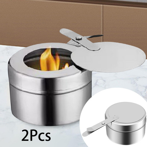 2 Caixas Porta-combustível Para Aquecedor De Bufê