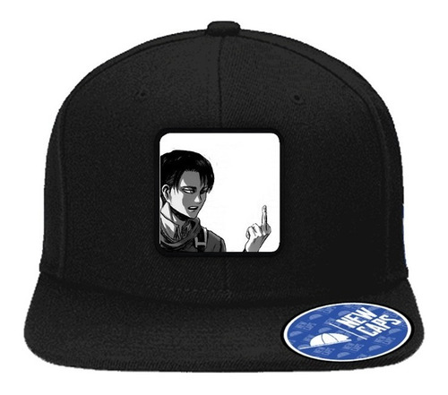 Gorra Plana Levi Shingeki No Kyoji Anime Manga #a39