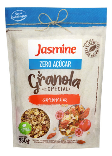 Granola Jasmine Especial superfrutas em pouch 250 g