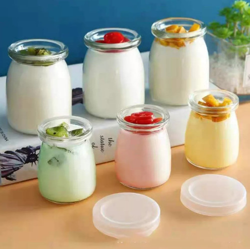 Pack 12 Frasco De Vidrio Pudding 200ml Ideal Para Postres