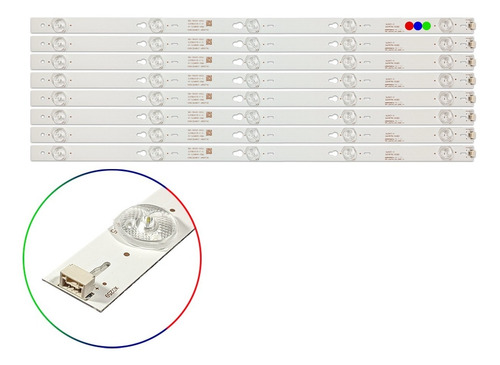 Kit Leds Tcl L48f1620e L48f1620 (8t 5l) - Aluminio, Nuevo
