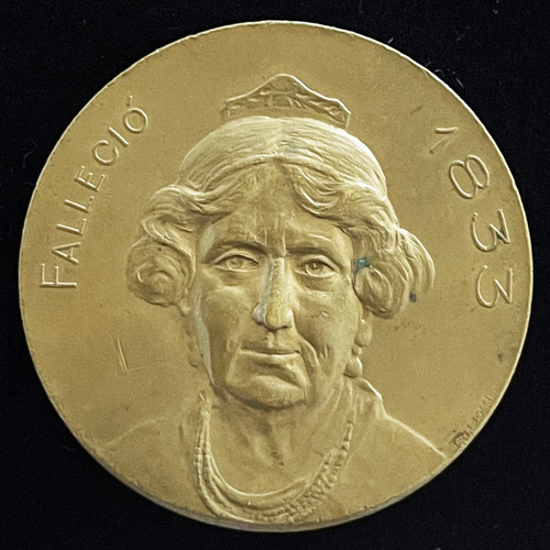 Medalla Patricias, Margarita Arias. Centenario 1910