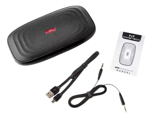 Caixa De Som Bluetooth Maketech Bts-11 10w Power Bank 5000ma Cor Preto