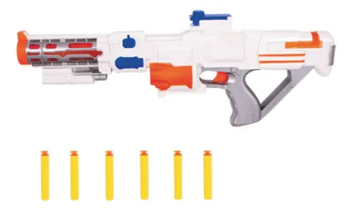 Lançador Dardos Estilo Nerf Metralhadora Arminha Brinquedo