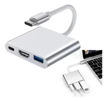 Comprar Adaptador Tipo C A Hdmi 4k Hub Convertidor Hub Usb3.0 3 En 1