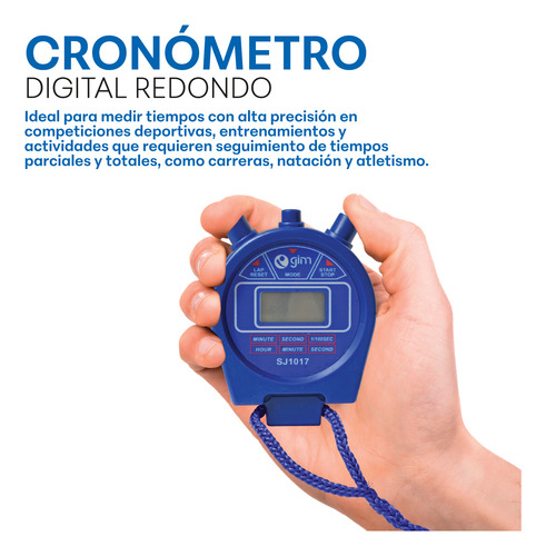 Cronometro Digital Redondo Sj1017 Ecom