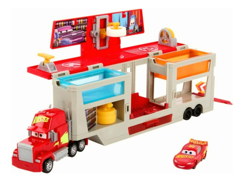 Cars De Disney Y Pixar Color Changers Set De Juego Mack Para