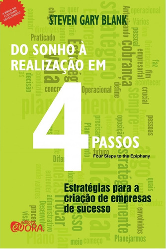Do sonho à realização em 4 passos, de Blank, Steven Gary. Editora Évora Eireli - EPP, capa mole em português, 2012