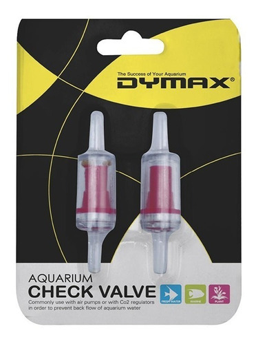 Válvula De Retención Dymax Para Aireador Acuario Co2 Pecera