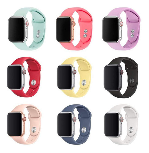 Malla Silicona Icase Apple Watch 42/44/45 Mm