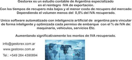 Reintegro Iva Exportacion Recupero Iva Exportacion Argentina