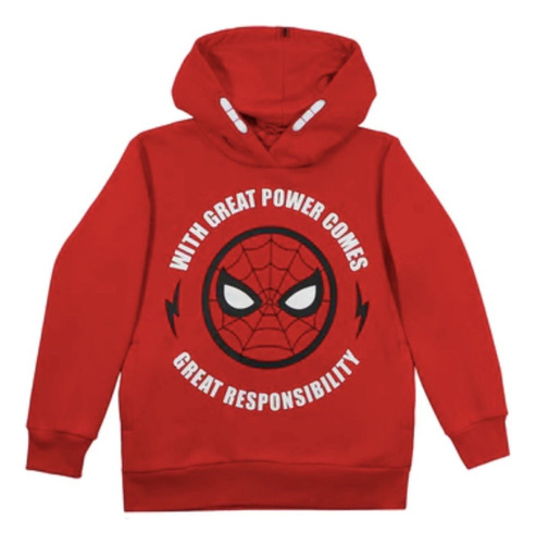 Poleron Spiderman, Talla 10, Original