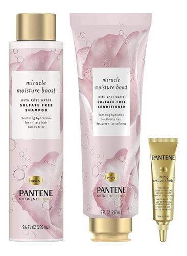 Pantene Kit  Rose Water Shampoo & Acondicionador