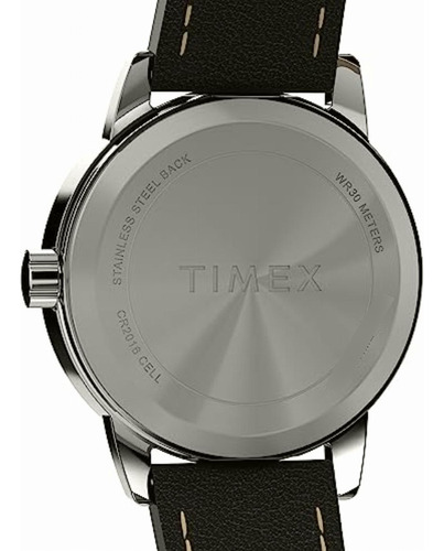 Reloj Mujer Timex Correa De Piel Con Luz 25 mm TW2V753006P Resistencia Al Agua 30m