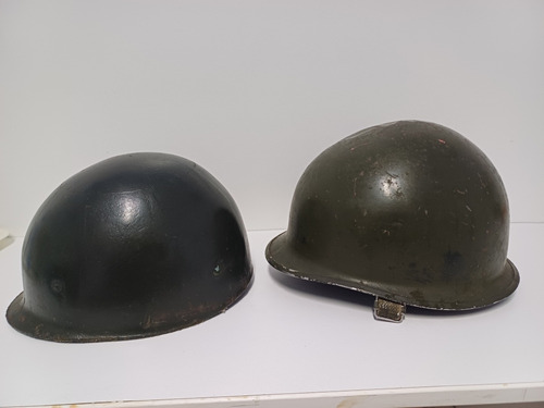 7k Antiguo Casco Militar M1 2da Guerra Mundial De Metal