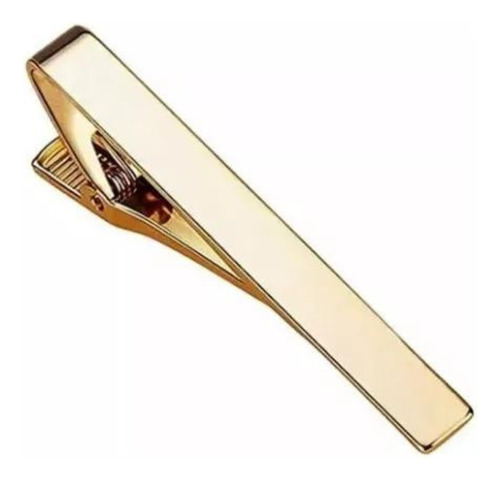 Pisacorbata Pisa Corbatas 5.5 Cm Metalico Gris Dorado Oro