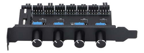 Accesorios De Computadora Fan Hub De 12 V, 4 Pines, 8 Canale