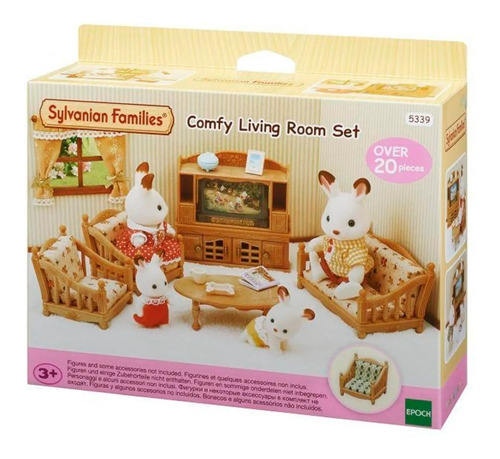 Sylvanian Families Set Comoda Sala Estar Muebles Accesorios