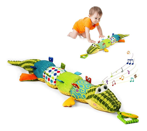 By Baby Infant Sensory Musical Animal De Peluche Juguet...